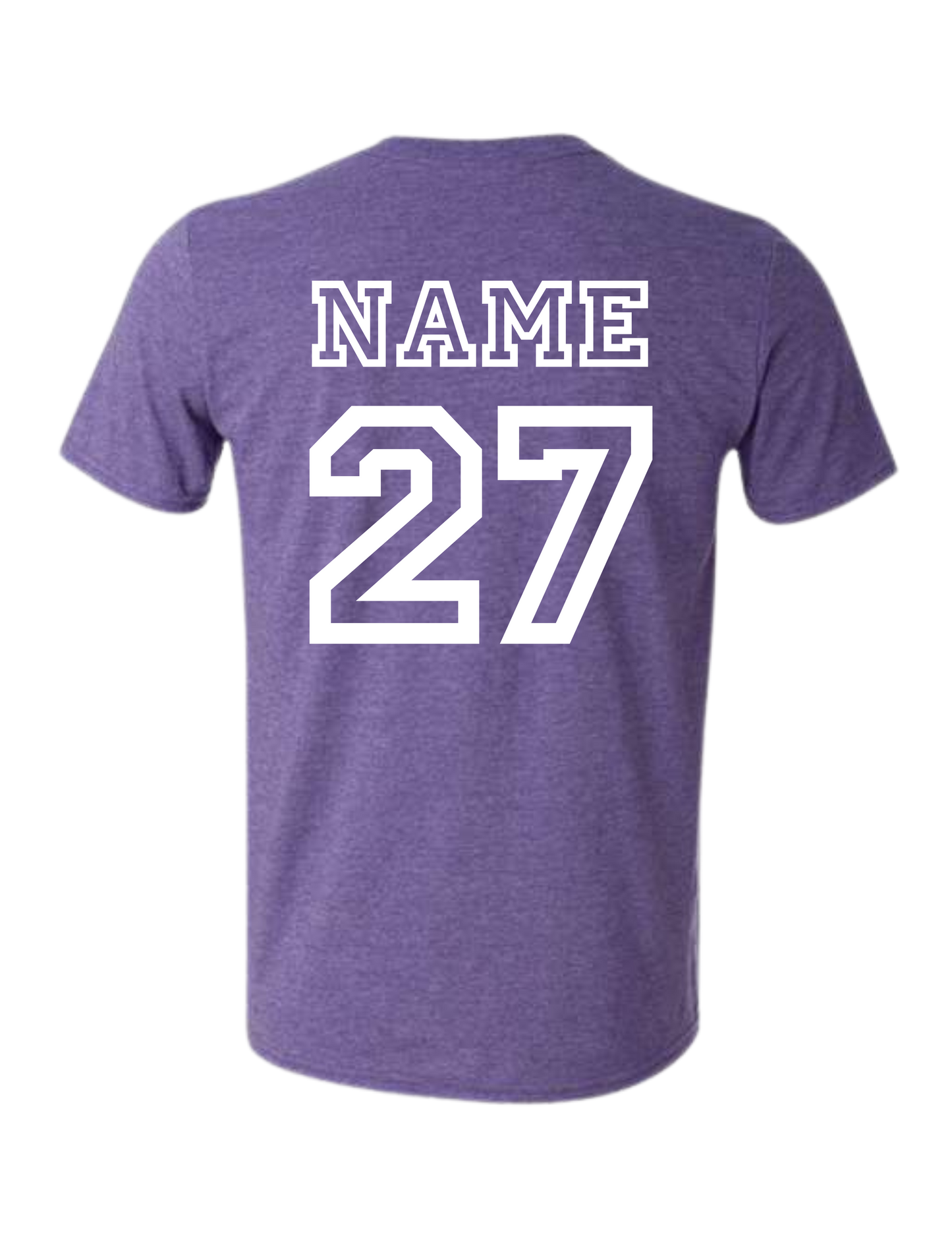Chaos Softball T-shirt with Name and Number on the Back