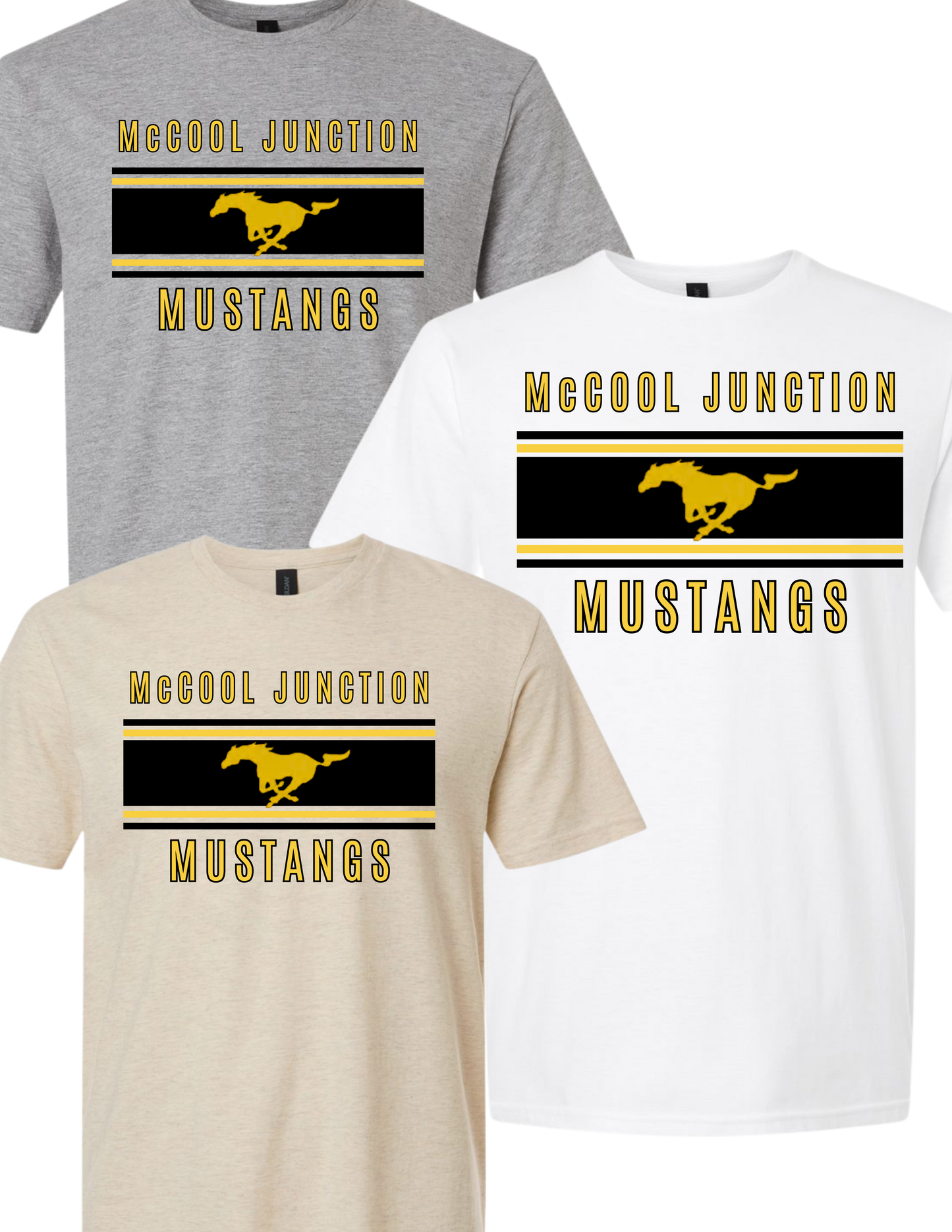 McCool Junction Mustangs Retro Rally Shirt