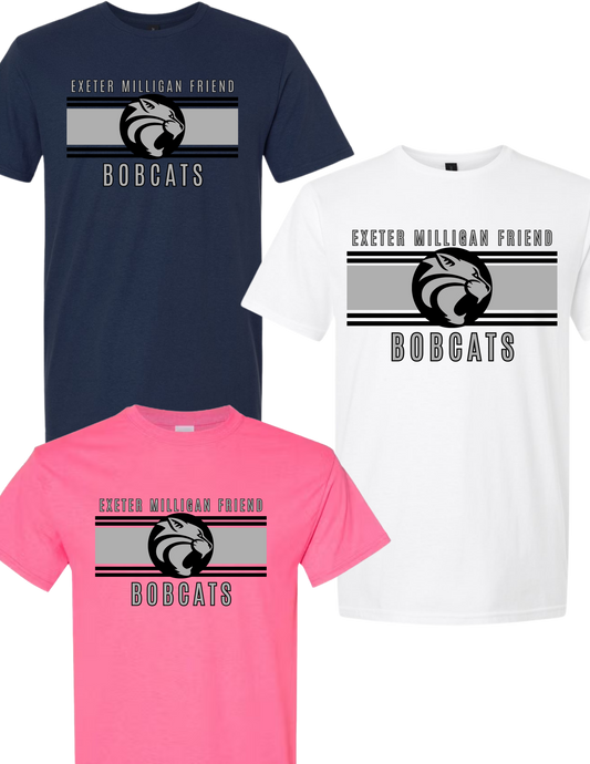 Exeter-Milligan-Friend Bobcats Retro Rally Shirt
