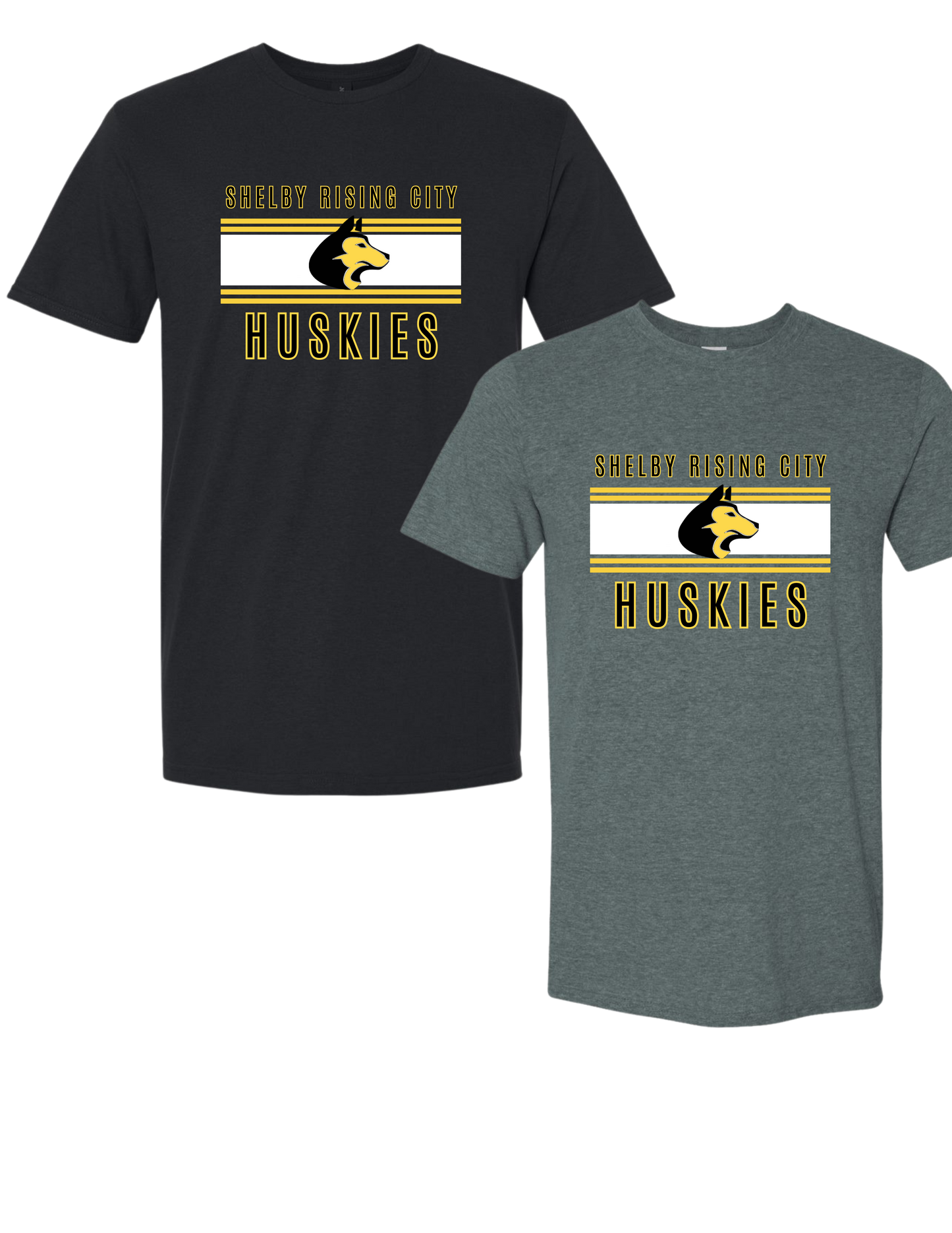 Shelby Rising City Huskies Retro Rally Shirt