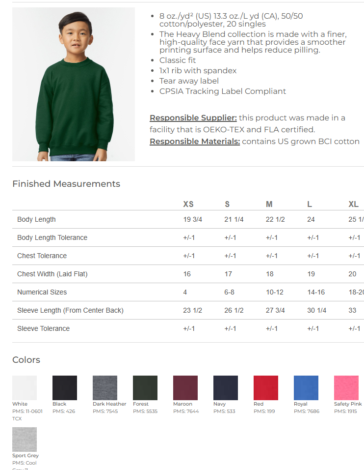 Centennial Broncos Oversized Spirit Crewneck