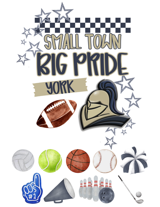 Small Town, Big Pride Tee – York Dukes Edition